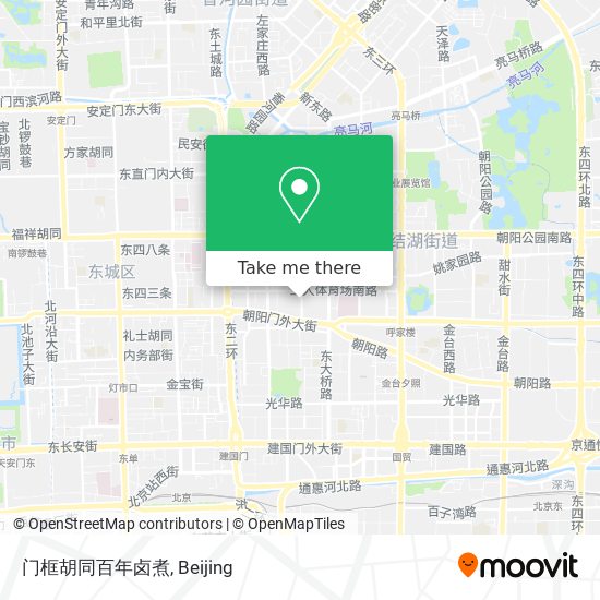 门框胡同百年卤煮 map