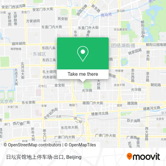 日坛宾馆地上停车场-出口 map