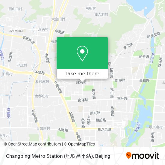 Changping Metro Station (地铁昌平站) map