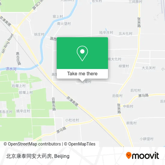 北京康泰同安大药房 map