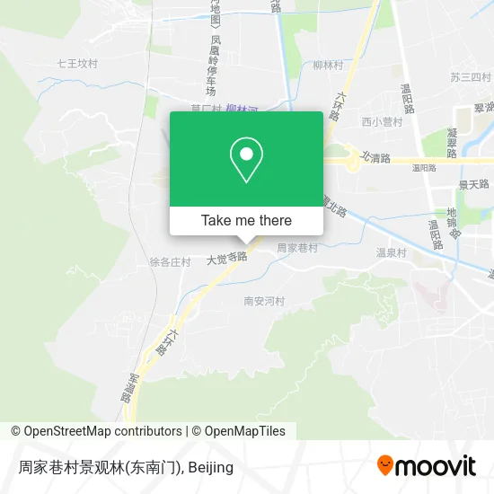 周家巷村景观林(东南门) map