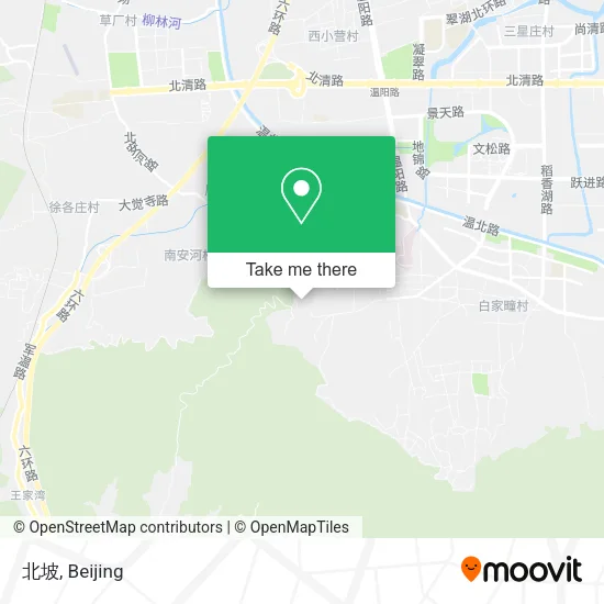 北坡 map
