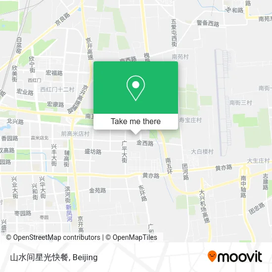 山水间星光快餐 map