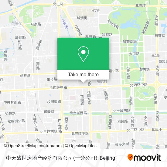 中天盛世房地产经济有限公司(一分公司) map