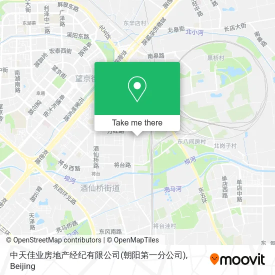 中天佳业房地产经纪有限公司(朝阳第一分公司) map