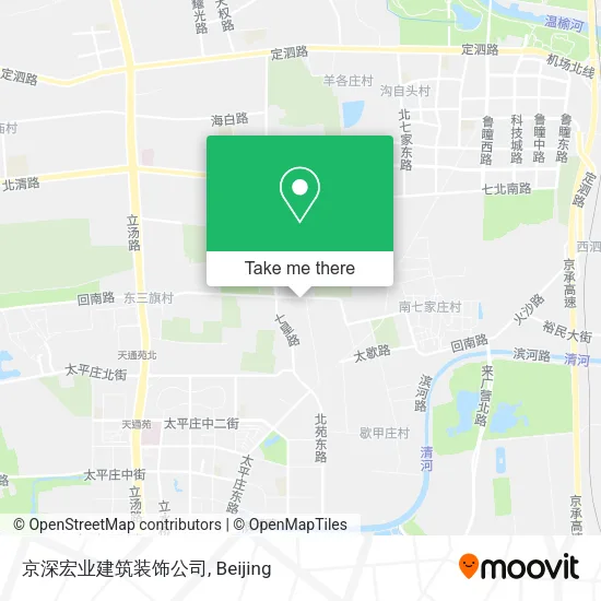京深宏业建筑装饰公司 map