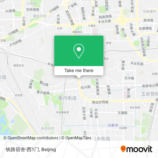 铁路宿舍-西1门 map