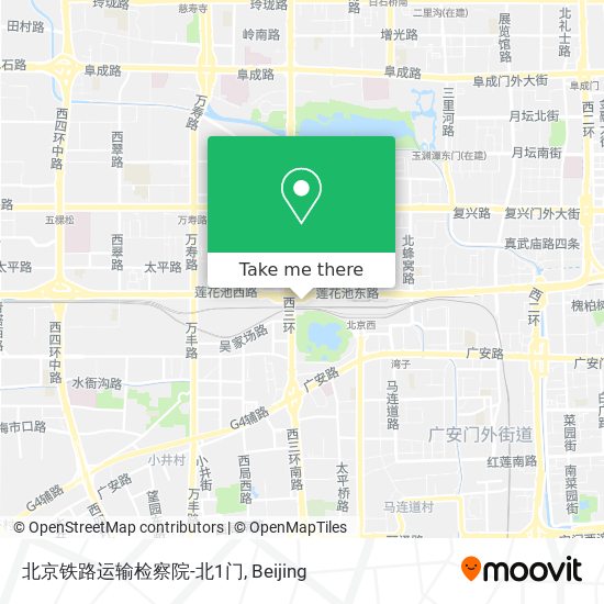 北京铁路运输检察院-北1门 map