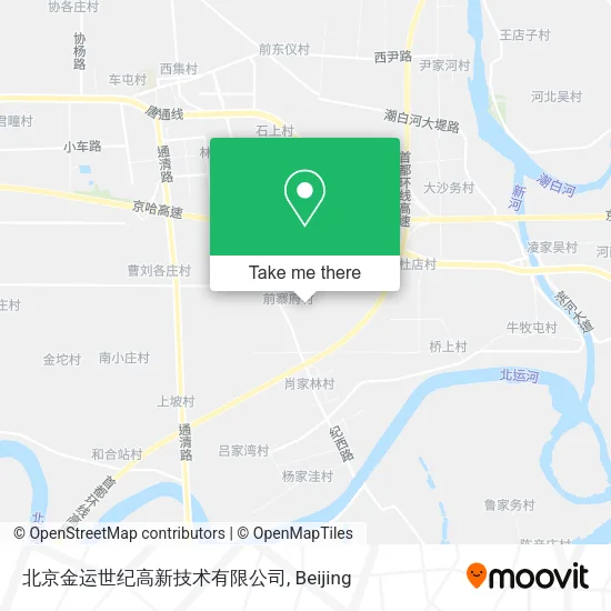 北京金运世纪高新技术有限公司 map
