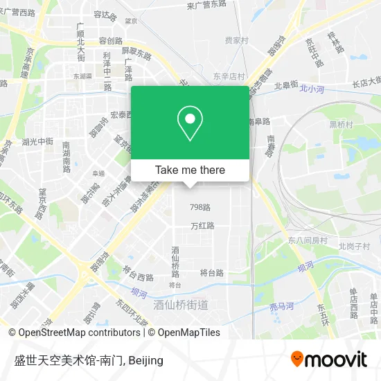 盛世天空美术馆-南门 map