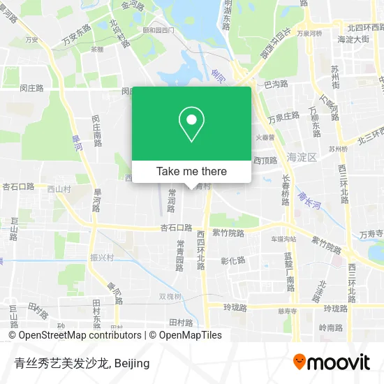 青丝秀艺美发沙龙 map