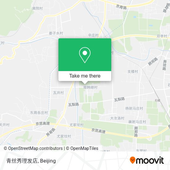 青丝秀理发店 map