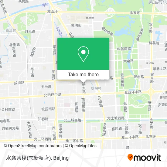 水鑫茶楼(志新桥店) map