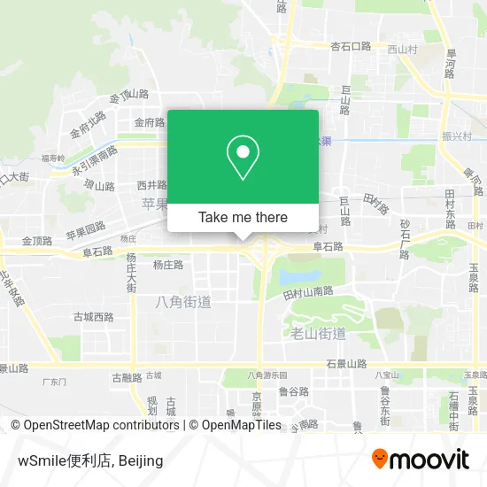 wSmile便利店 map