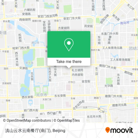 滇山云水云南餐厅(南门) map