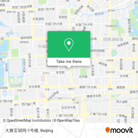 大雅宝胡同-1号楼 map