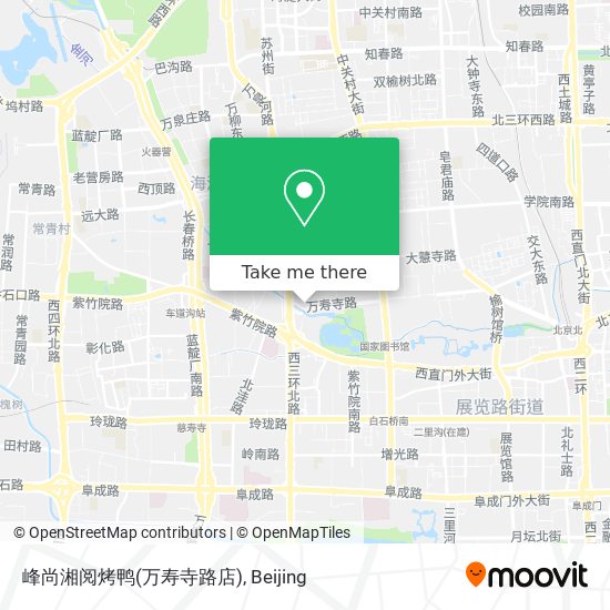 峰尚湘阅烤鸭(万寿寺路店) map