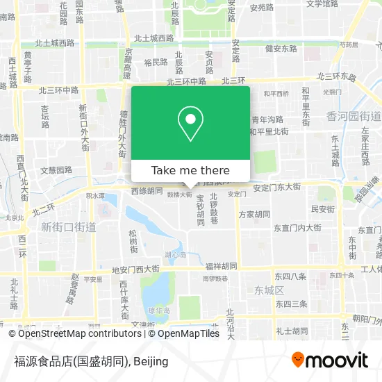 福源食品店(国盛胡同) map
