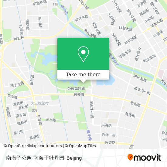 南海子公园-南海子牡丹园 map