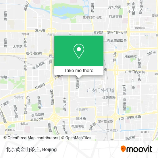 北京黄金山茶庄 map