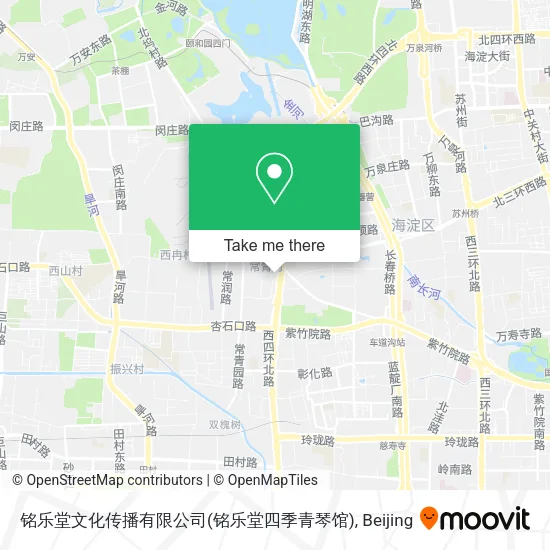 铭乐堂文化传播有限公司(铭乐堂四季青琴馆) map