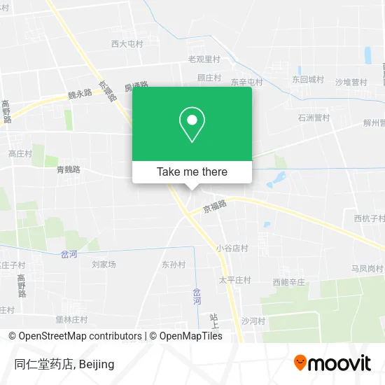 同仁堂药店 map