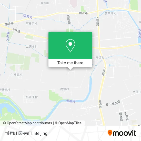 博翔庄园-南门 map