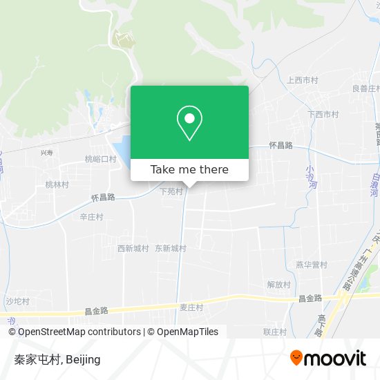 秦家屯村 map
