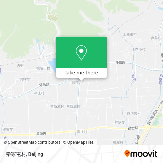 秦家屯村 map