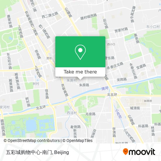 五彩城购物中心-南门 map