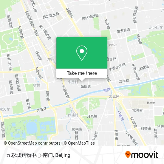 五彩城购物中心-南门 map