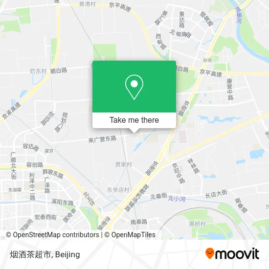 烟酒茶超市 map