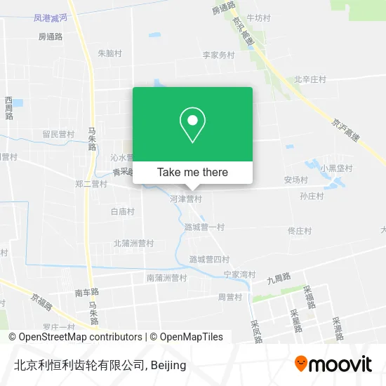 北京利恒利齿轮有限公司 map