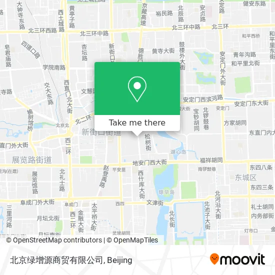 北京绿增源商贸有限公司 map
