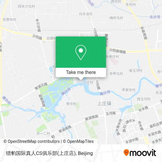 猎豹国际真人CS俱乐部(上庄店) map