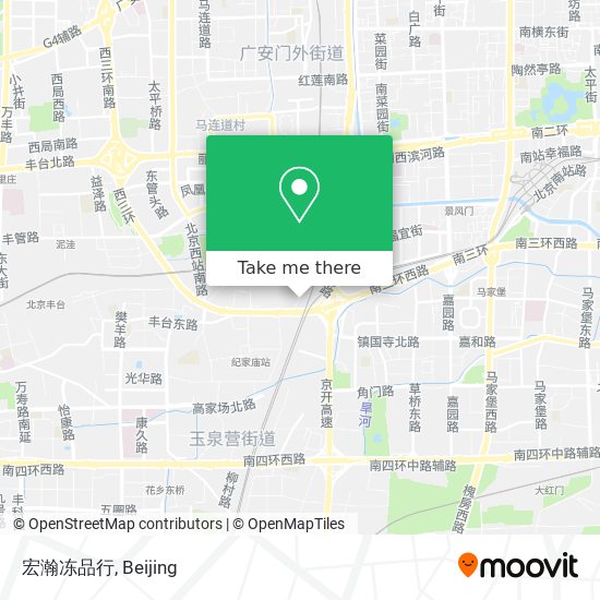 宏瀚冻品行 map