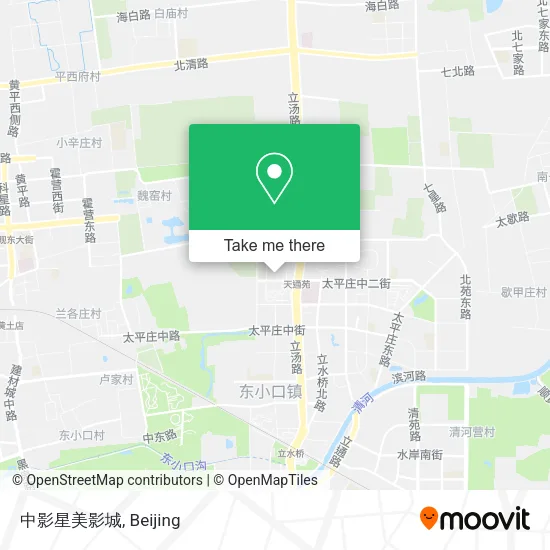 中影星美影城 map