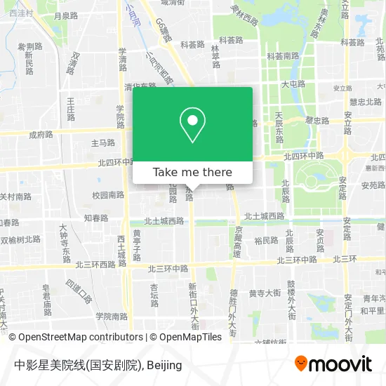 中影星美院线(国安剧院) map