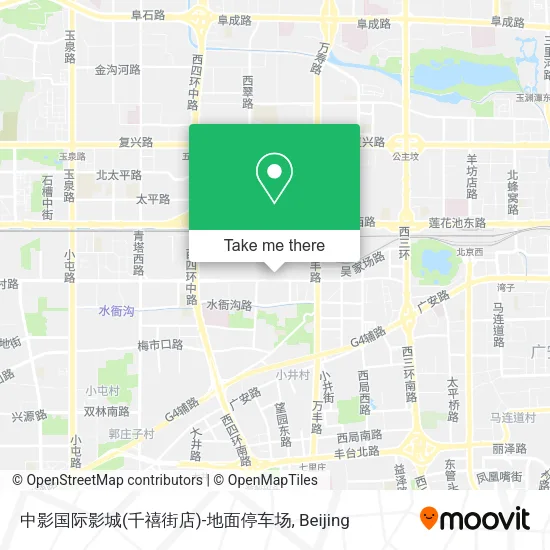 中影国际影城(千禧街店)-地面停车场 map