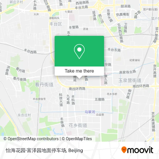 怡海花园-富泽园地面停车场 map