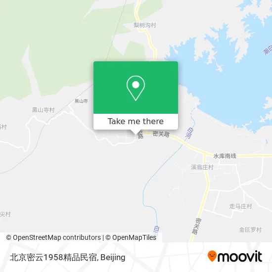 北京密云1958精品民宿 map