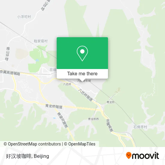 好汉坡咖啡 map