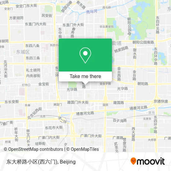 东大桥路小区(西六门) map