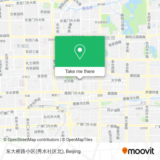 东大桥路小区(秀水社区北) map