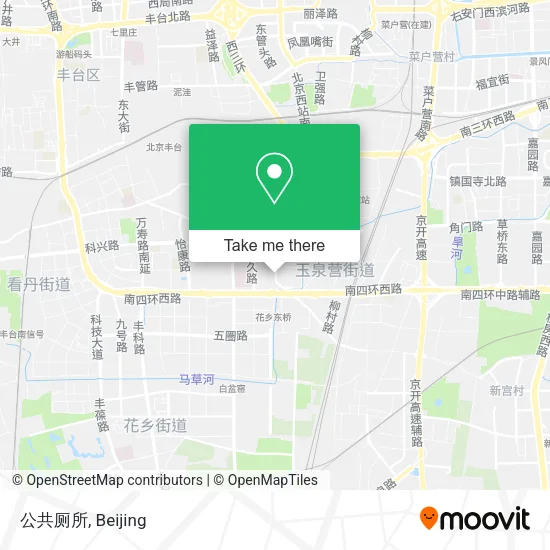 公共厕所 map