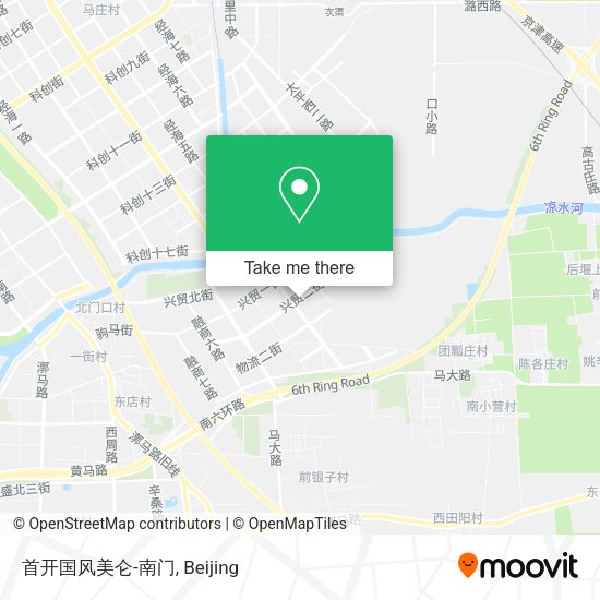 首开国风美仑-南门 map