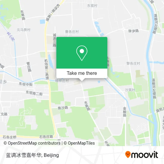 蓝调冰雪嘉年华 map