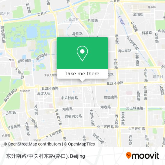 东升南路/中关村东路(路口) map