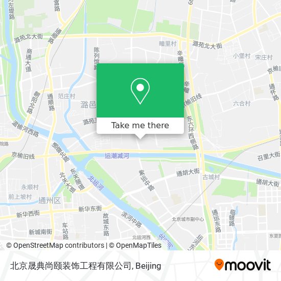 北京晟典尚颐装饰工程有限公司 map