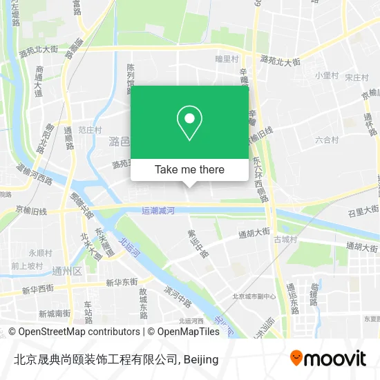 北京晟典尚颐装饰工程有限公司 map